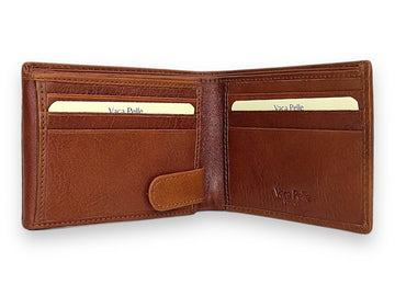 Designer Leather Mens Wallet in TAN #1426