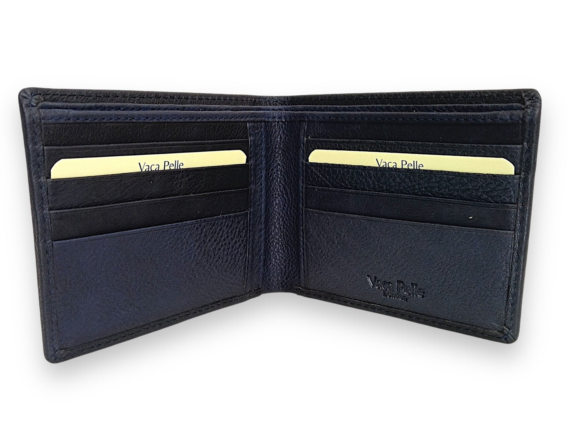 Designer Leather Mens Wallet in BLUE #4662