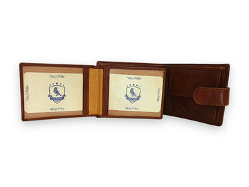 Designer Leather Mens Wallet in TAN #1426CL