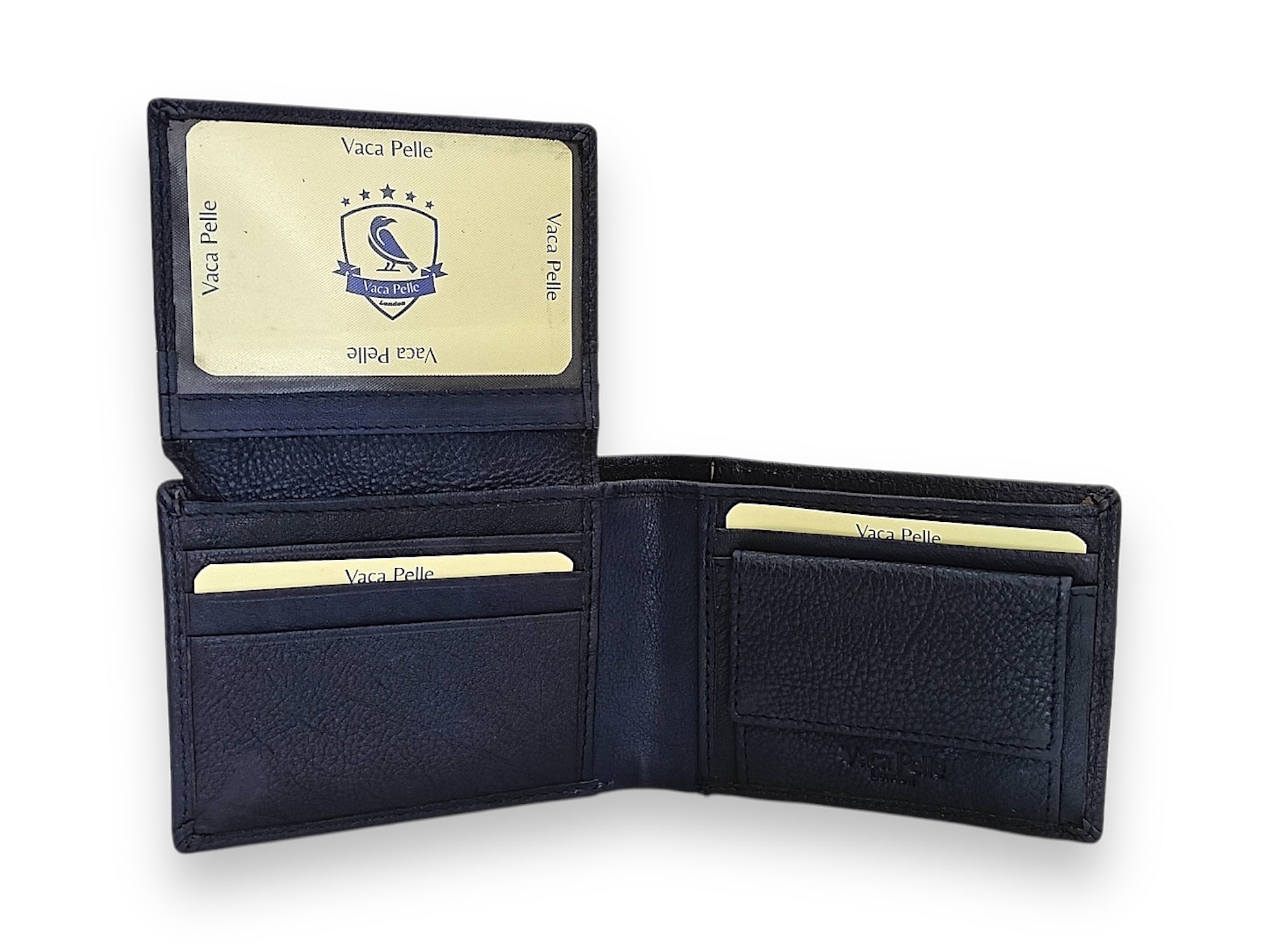 Designer Leather Mens Wallet in BLUE #1347C