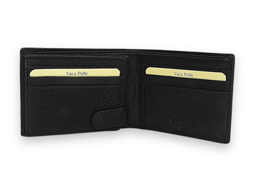 Designer Leather Mens Wallet in Black #1426