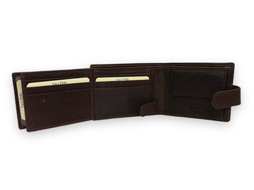 Designer Leather Mens Wallet in BROWN #1426CL