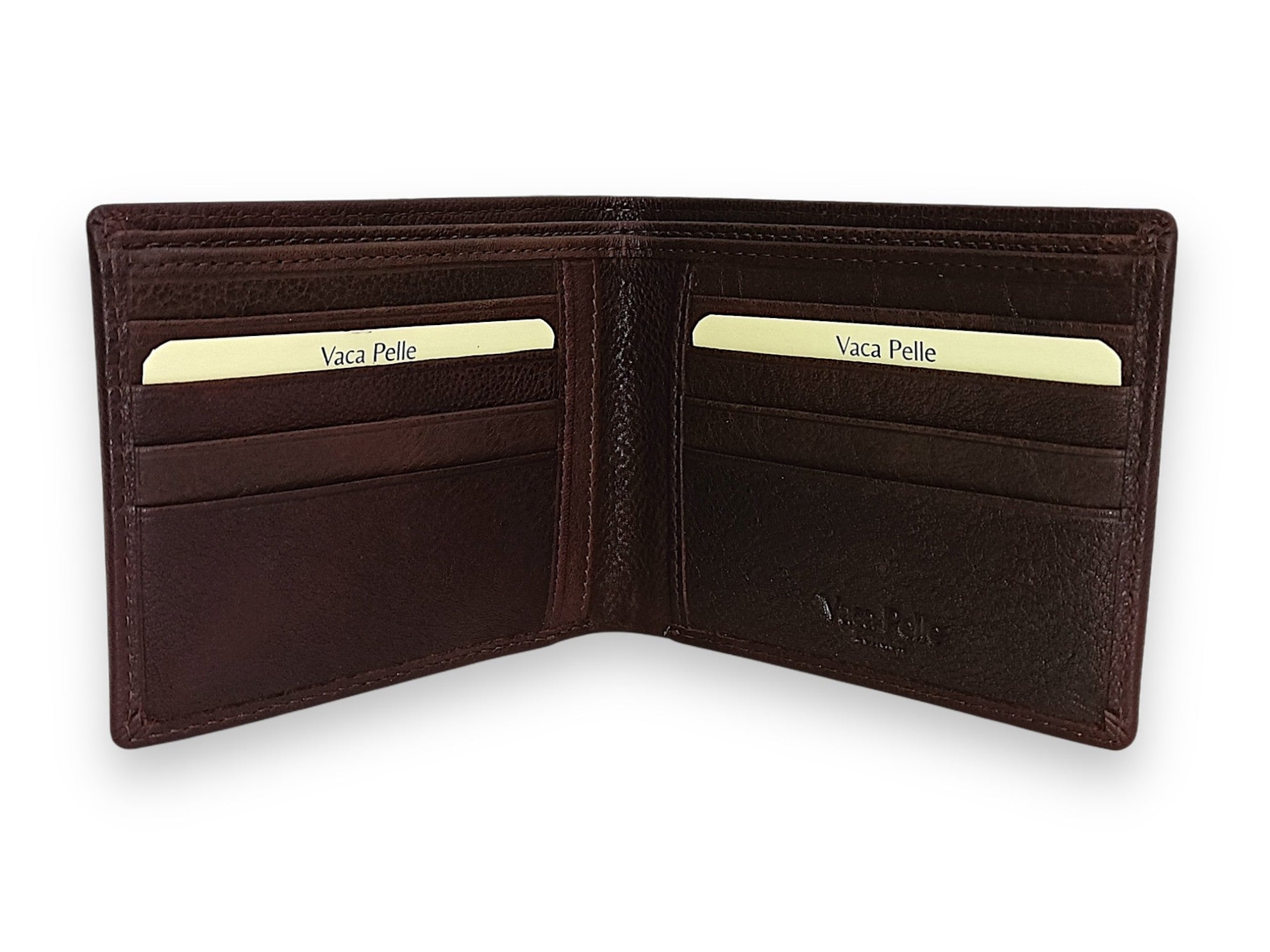 Designer Leather Mens Wallet in BROWN #4662