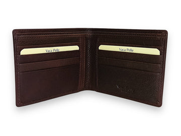 Designer Leather Mens Wallet in BROWN #4662