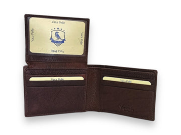 Designer Leather Mens Wallet in BROWN #1347