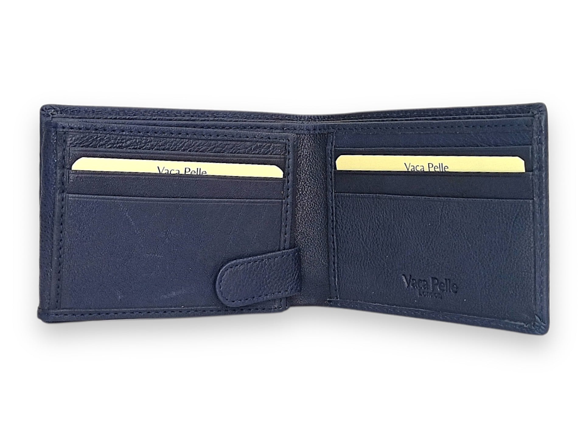 Designer Leather Mens Wallet in BLUE  #1426