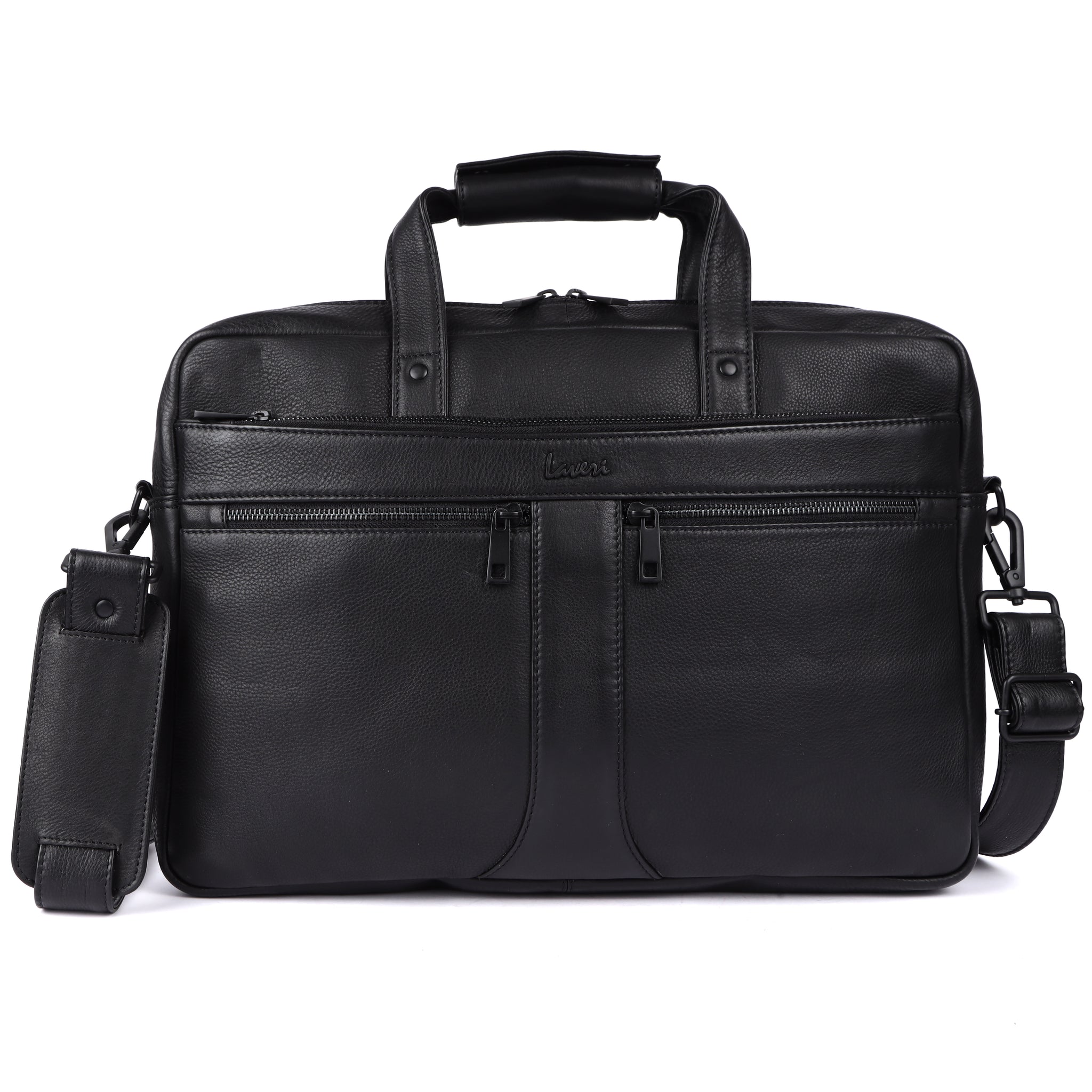 Laveri Genuine Leather Office Laptop Bag