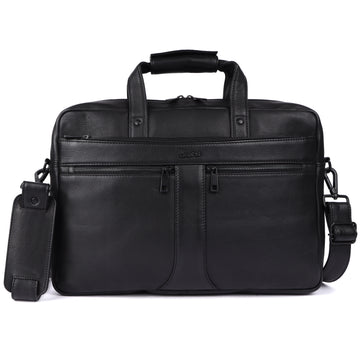 Laveri Genuine Leather Office Laptop Bag