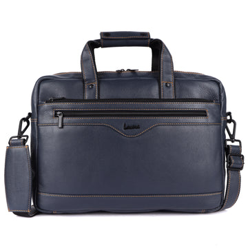 Laveri Genuine Leather Office Laptop Bag