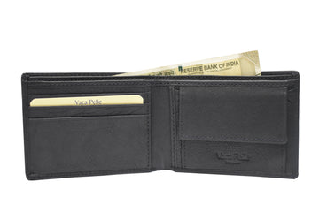 Laveri Genuine Leather Designer Mens Wallet In Blue #1727C