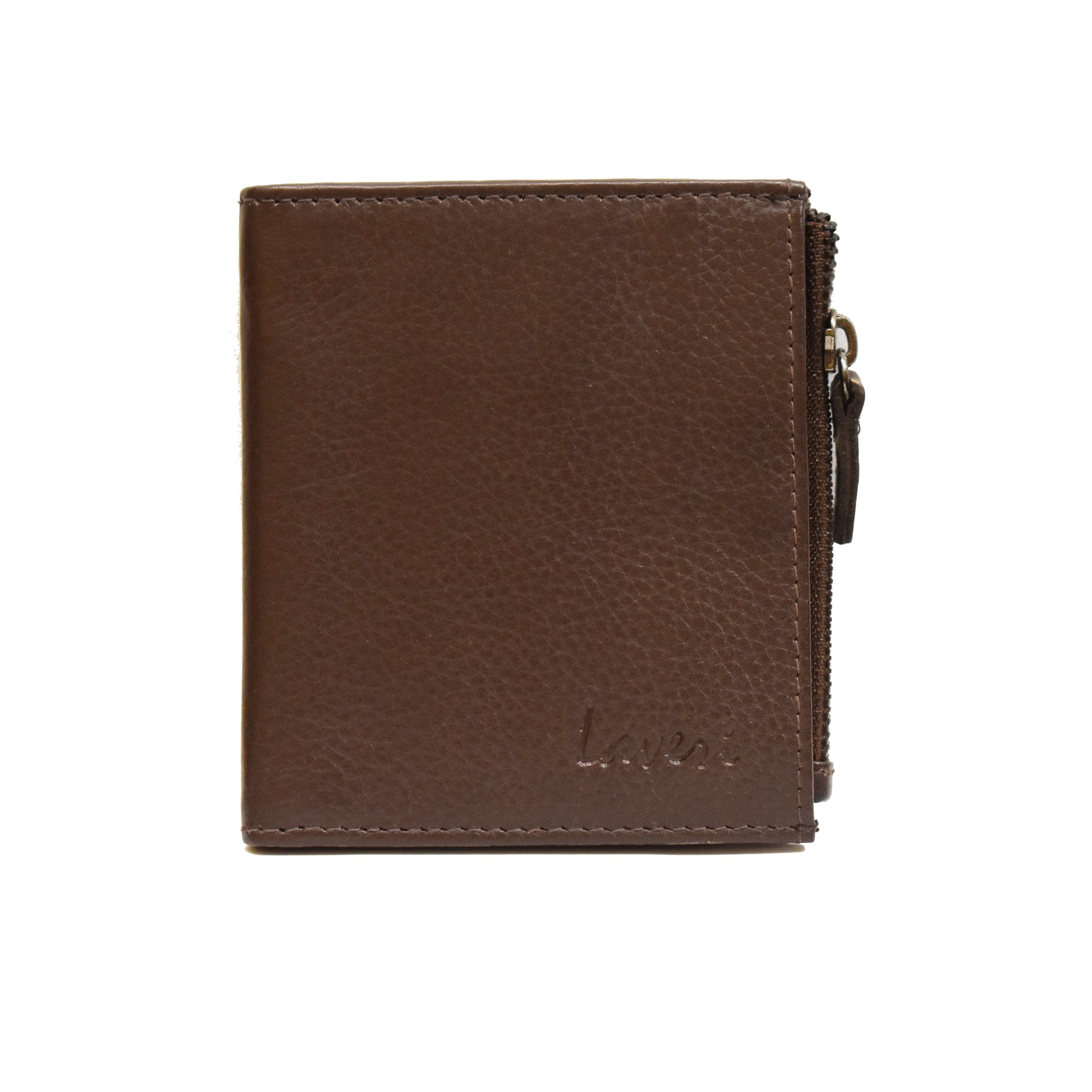 Laveri Genuine Leather Designer Credit Card Holder #4375 Brown