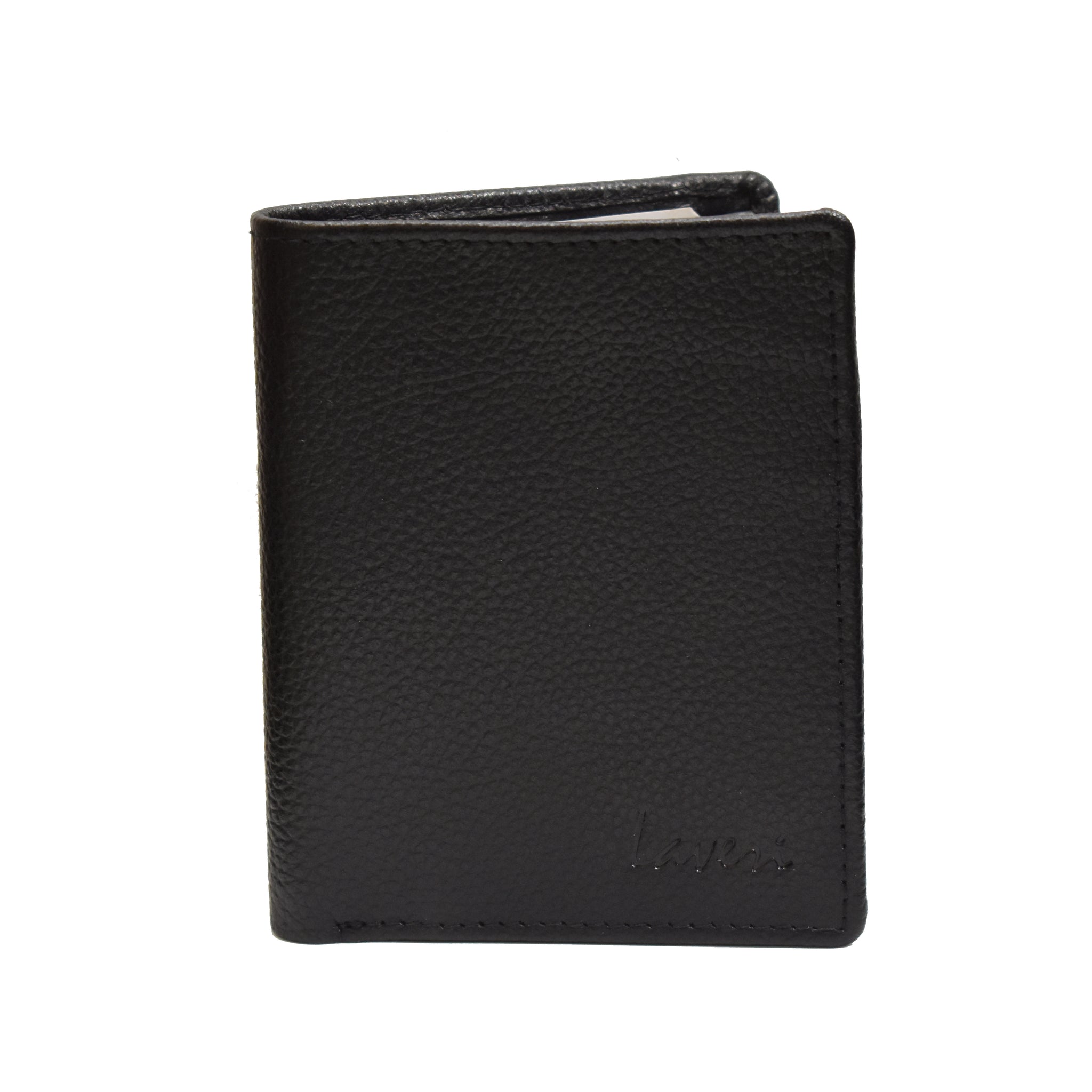 Laveri Genuine Leather Designer Credit Card Holder #4542 Black