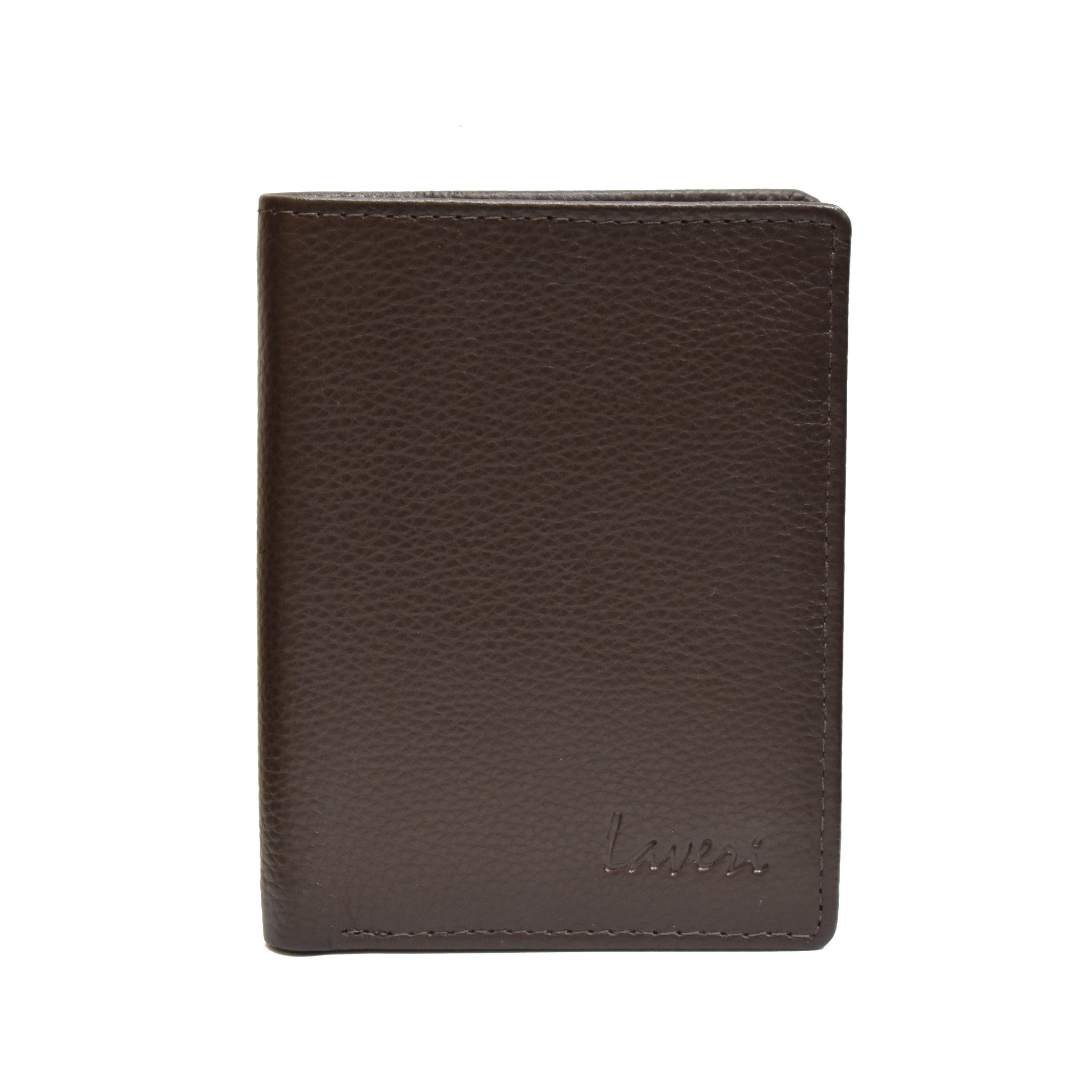 Laveri Genuine Leather Designer Credit Card Holder #4542 Brown