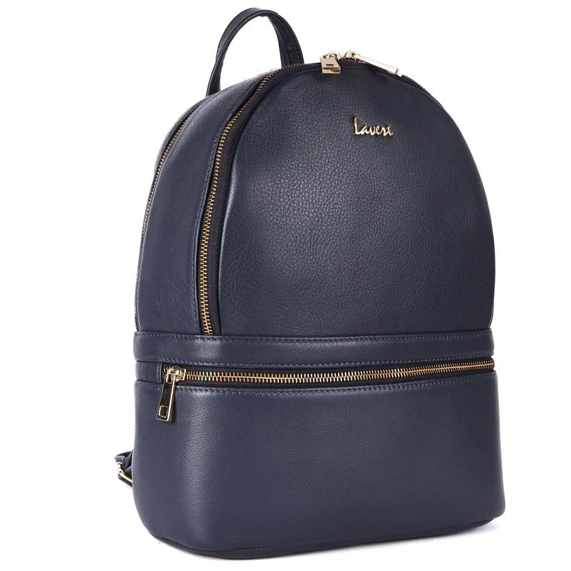 Ultra Light Premium Leather Backpack #2840 Blue